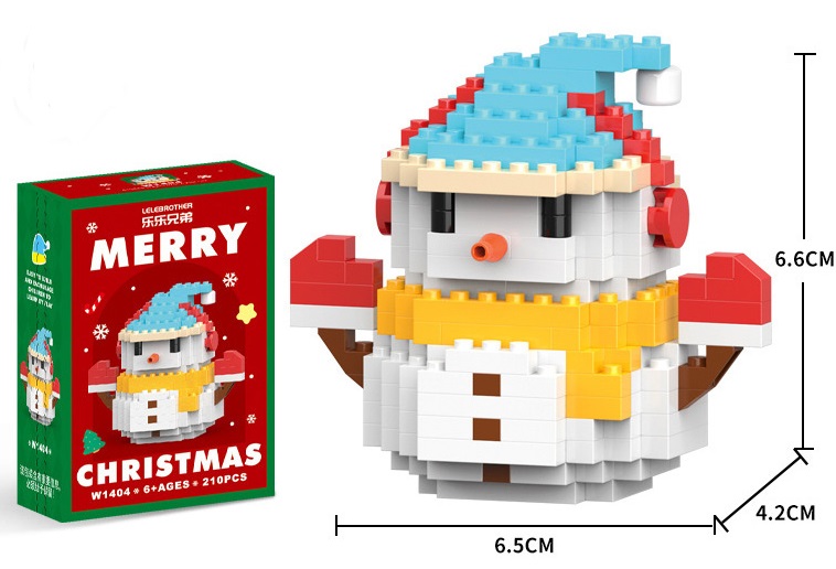 L-C2.1 CG2432-124-4 Mini Building Block Set Christmas