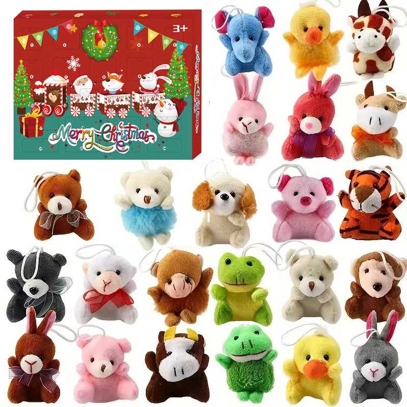 L-C7.2 GC2432-083 Advent Calendar Plush Toys 34x25x6.5cm