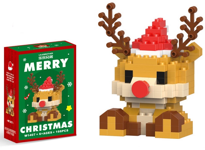 K-D7.2 CG2432-124-7 Mini Building Block Set Christmas