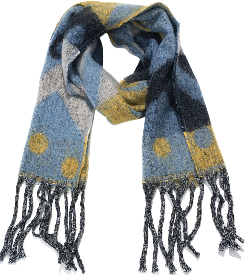 Y-B5.3 SCARF705-177-2 Winter Scarf Aztek 190x40cm