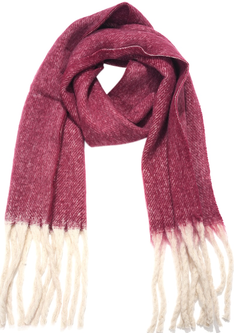 Y-F2.3 SCARF705-123-5 Winter Scarf 190x40cm Red