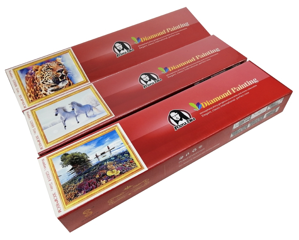 Q-E5.2 FF352 Diamond Painting Set 5 frame Lion 150x90cm