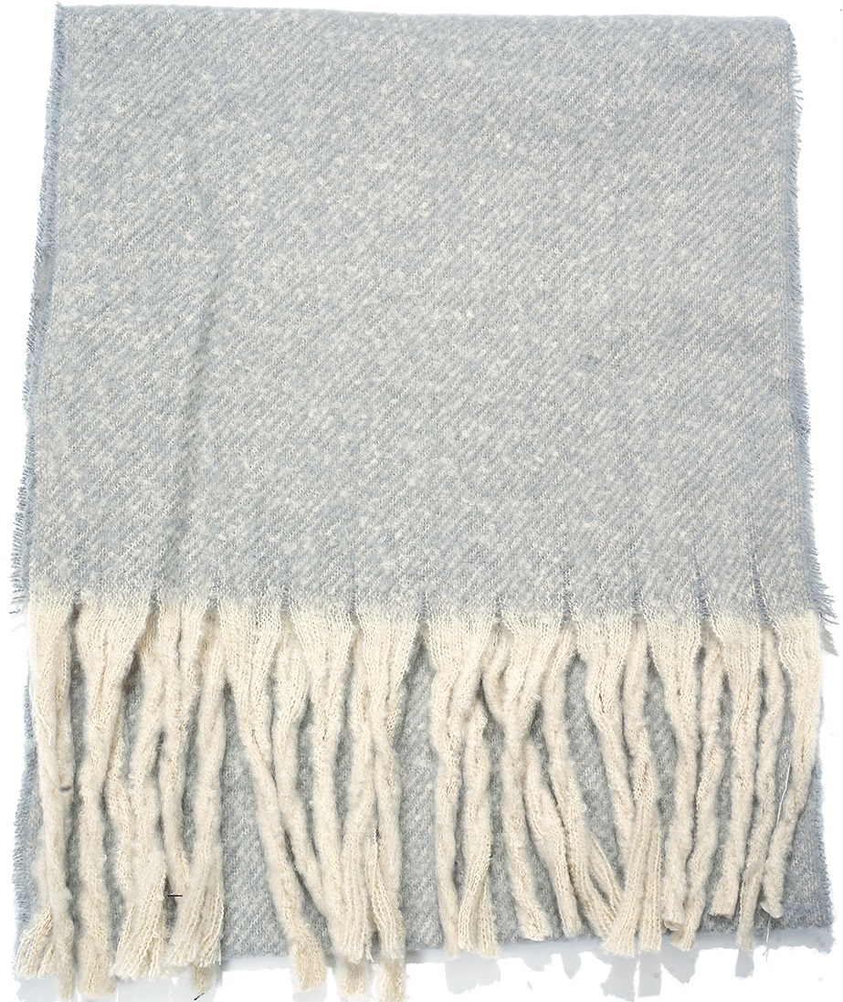 Y-C6.1 SCARF705-123-2 Winter Scarf 190x40cm Grey