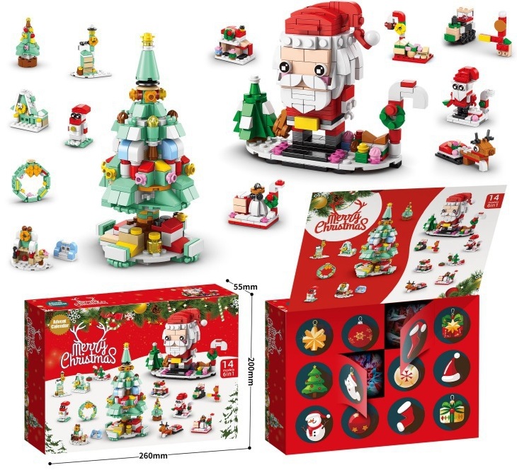 T-M7.2 CG2432-125-5 Building Blocks Christas Advent Calendar