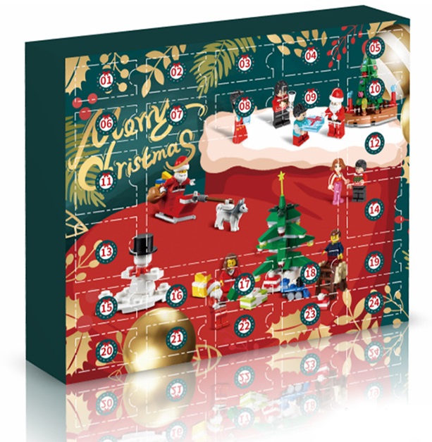 Z-F3.1 GC2432-089 XL Advent Calendar Building Blocks 36x30x3.5cm