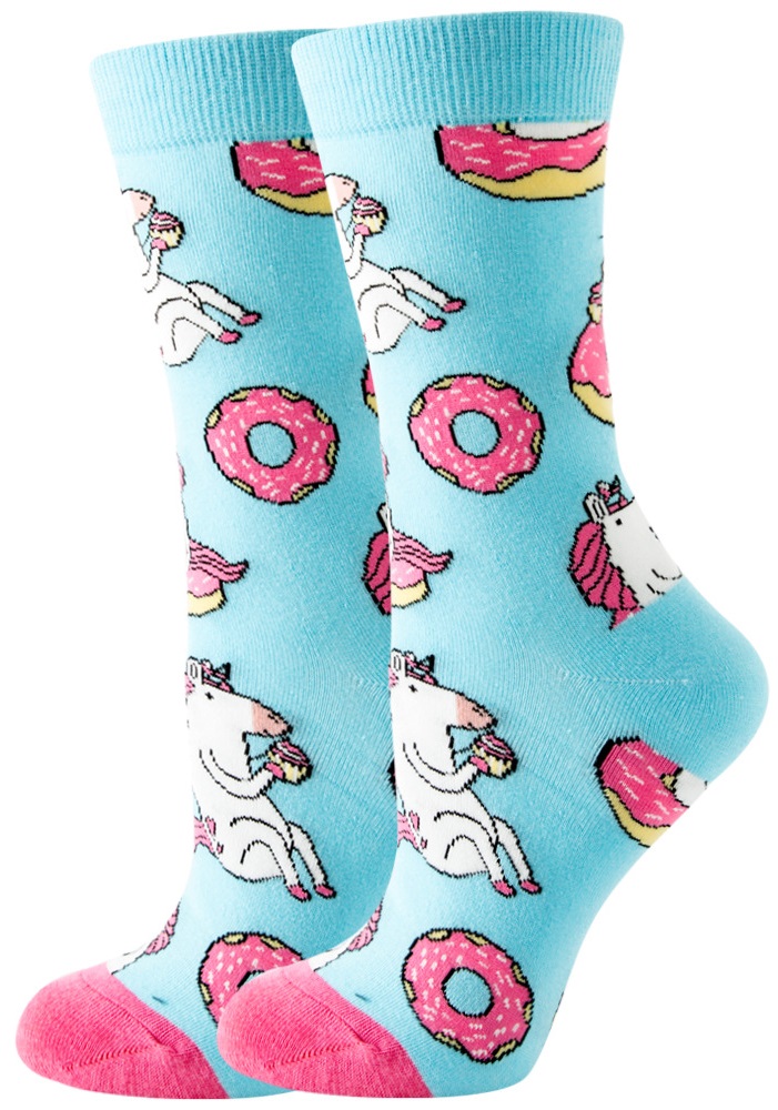 S-F1.1 SOCK2316-079 Pair of Socks Size 38-45 Unicorns