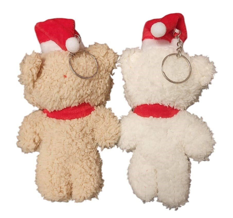 T-L8.1 KY615-156 Keychain Bear Christmas 11.5cm - 1pc