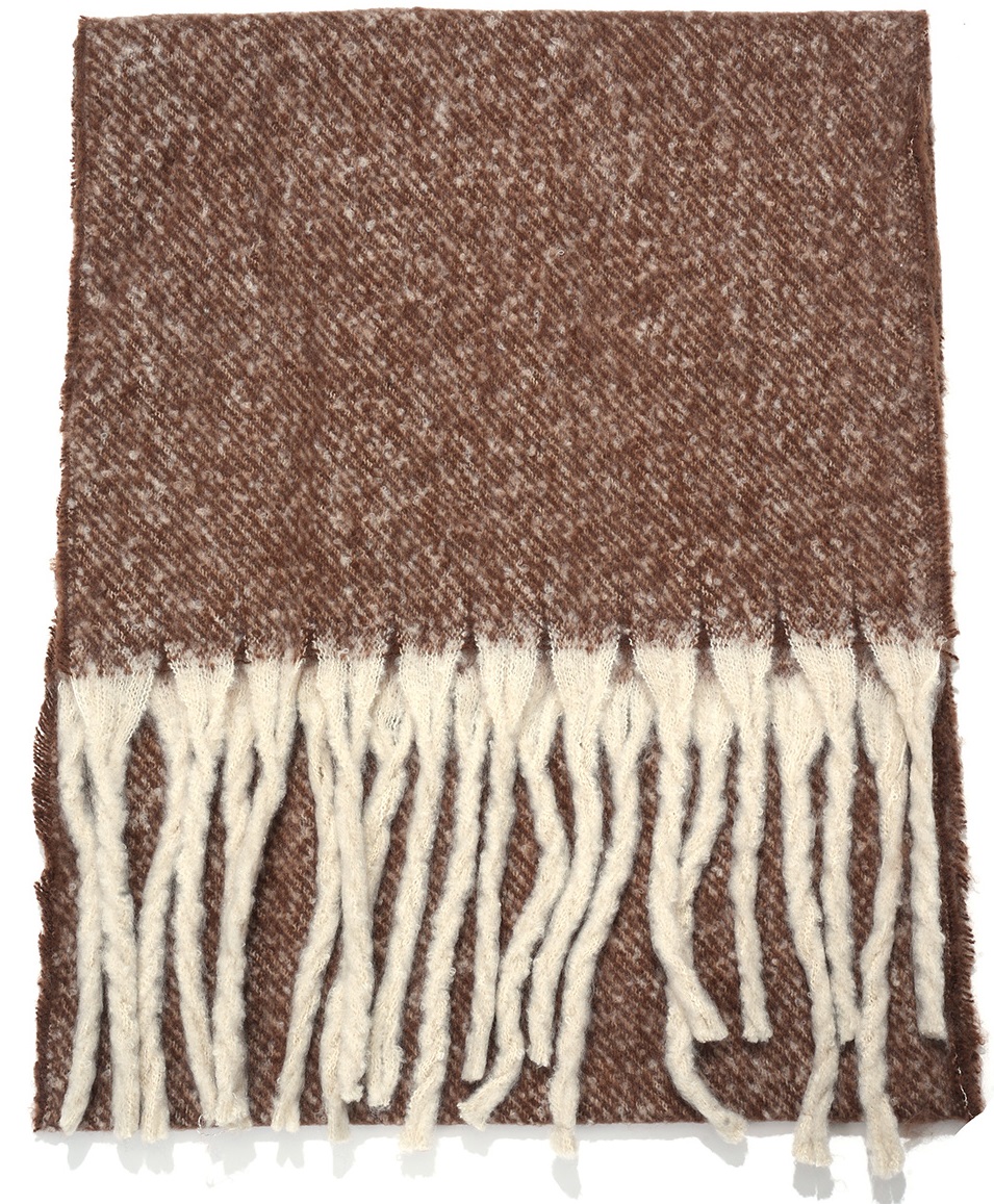 Y-C5.3  SCARF705-123-3 Winter Scarf 190x40cm Brown