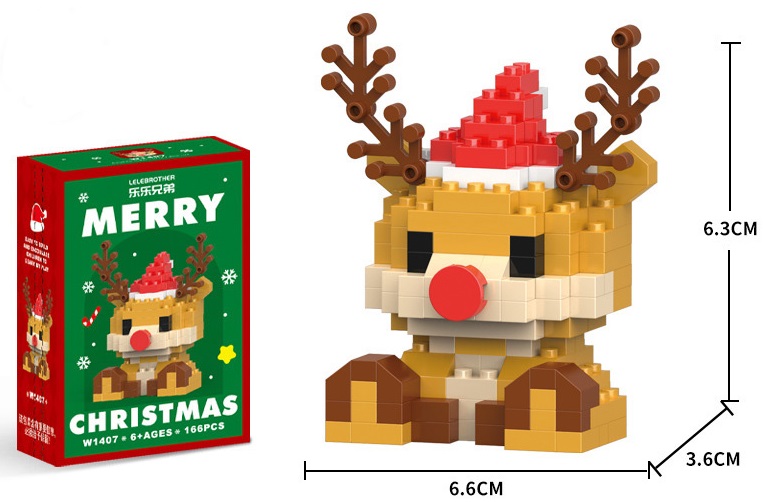 K-D7.2 CG2432-124-7 Mini Building Block Set Christmas