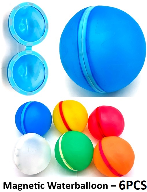 Z-C5.1 T2363-003 Magnetic Water Balloons - 6pcs