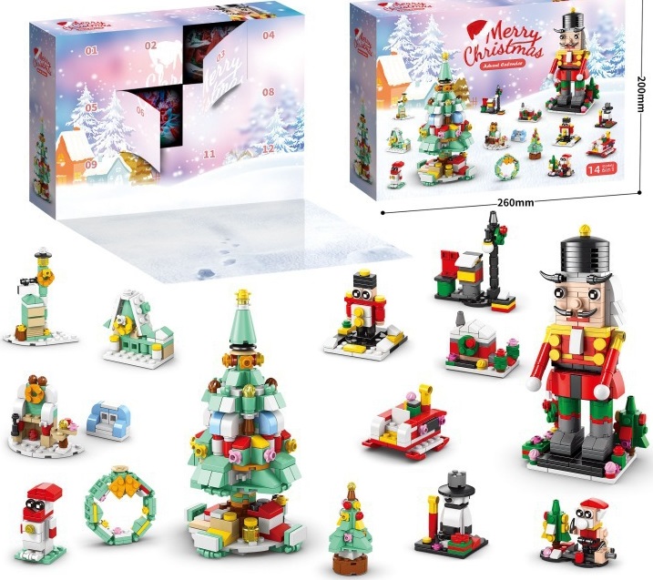 T-P7.2 CG2432-125-3 Building Blocks Christas Advent Calendar