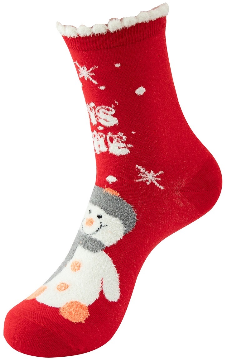 S-B8.1 SOCK023-012 Pair of Socks Size 35-42 Christmas