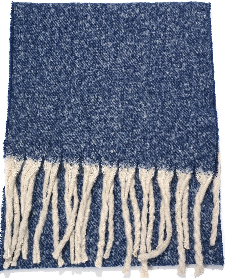 Y-F1.5 SCARF705-123-10 Winter Scarf 190x40cm Blue