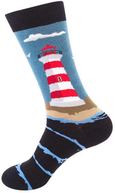 S-H4.3 SOCK2246-011 Pair of Socks-Size 38-45 Lighthouse