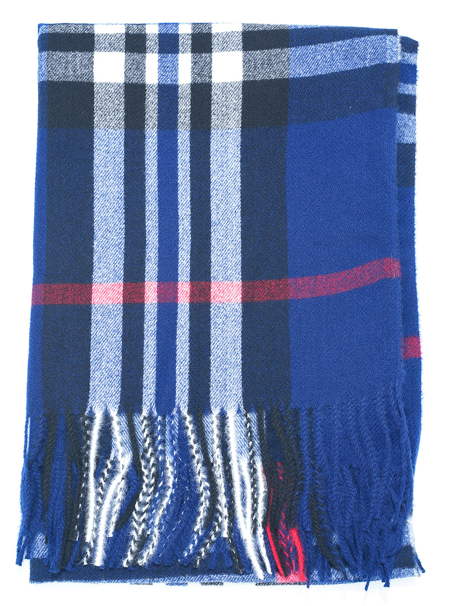 R-C6.1 SCARF705-199-6 Scarf Soft Checkered 180x70cm