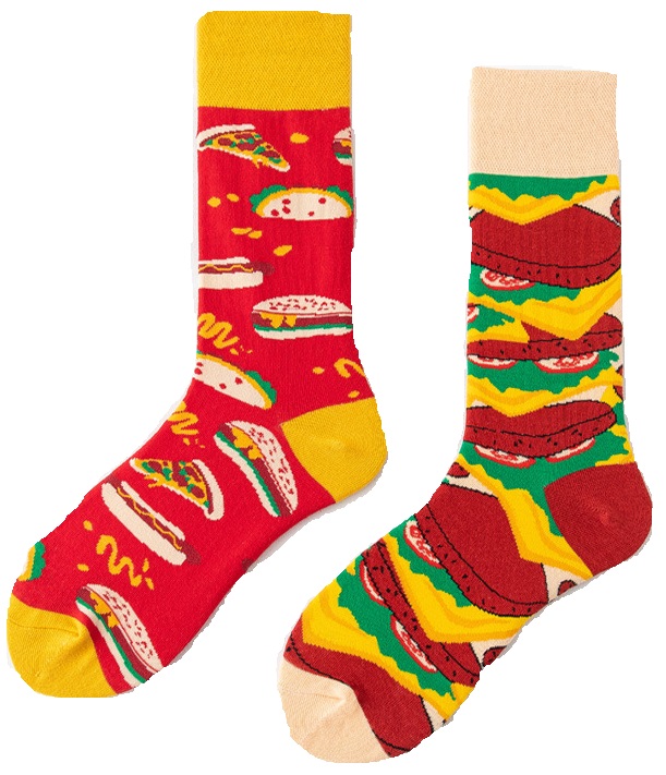 S-B3.2 SOCK2368-013 Pair Of Socks Size 38-45 Food