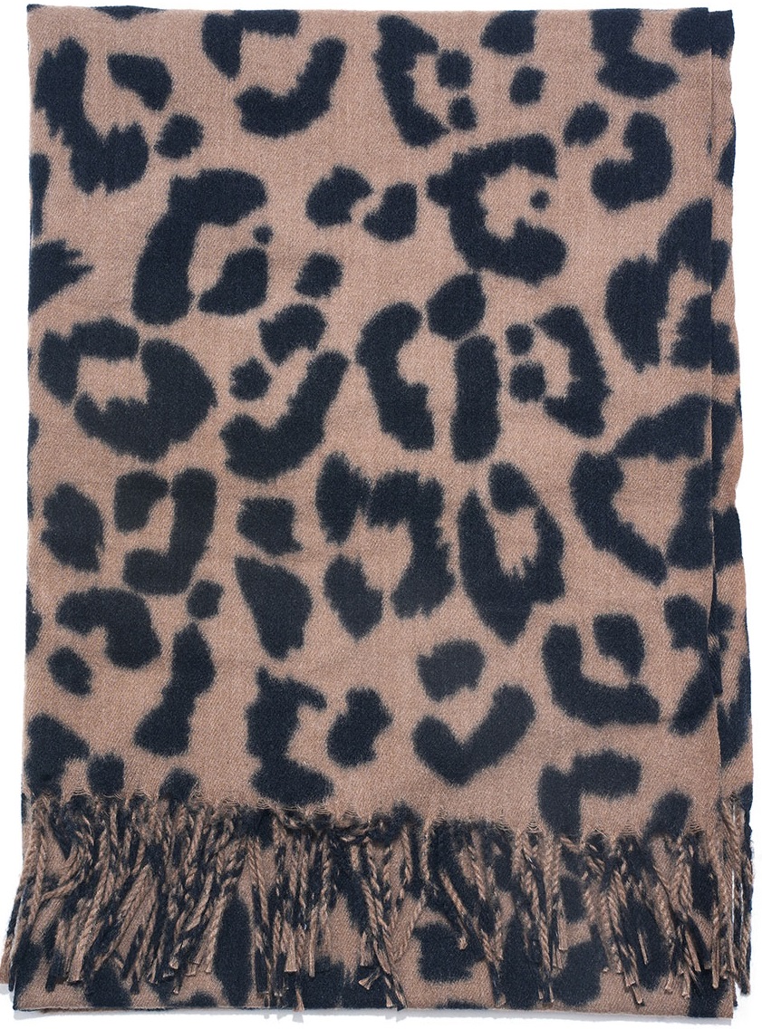 R-H2.2 SCARF405-644-4 Scarf Leopard 180x70cm