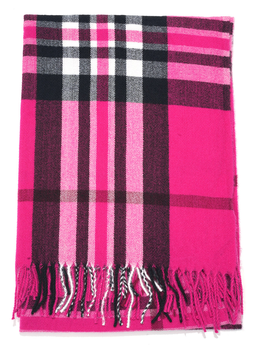 R-O4.1  SCARF705-199-4 Scarf Soft Checkered 180x70cm