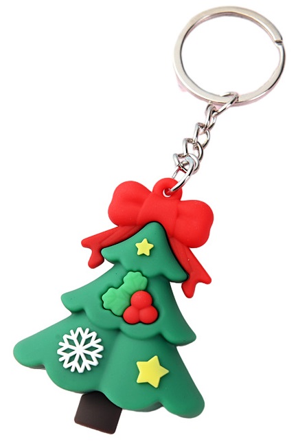 E-B21.1 KY044-008-1 Keychain Christmas 5cm