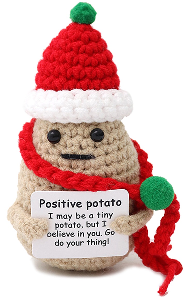 T-F4.2  T2405-049 Positive Potato Christmas 10.5cm