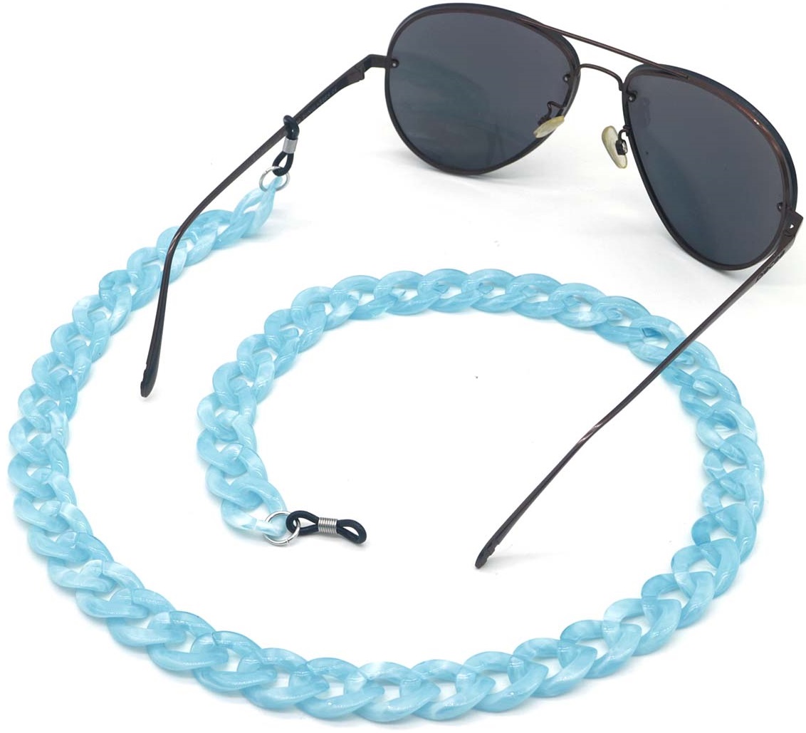 I-B9.1  GL004-101-10 Sunglass Chain Blue