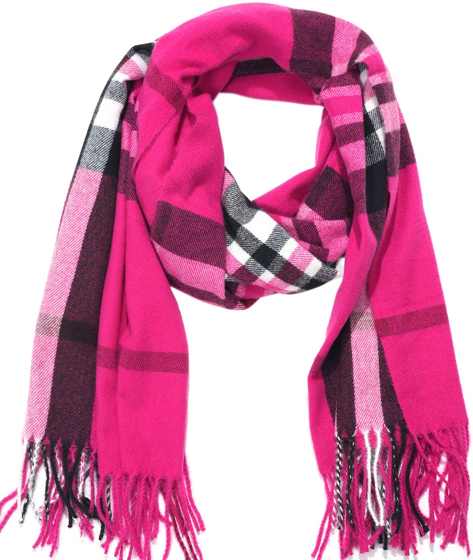 R-O4.1  SCARF705-199-4 Scarf Soft Checkered 180x70cm